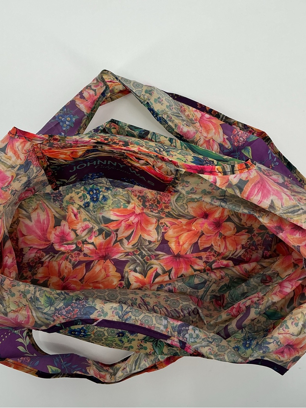 Johnny Was Floral California Boho Floral Tote - Picture 6 of 8